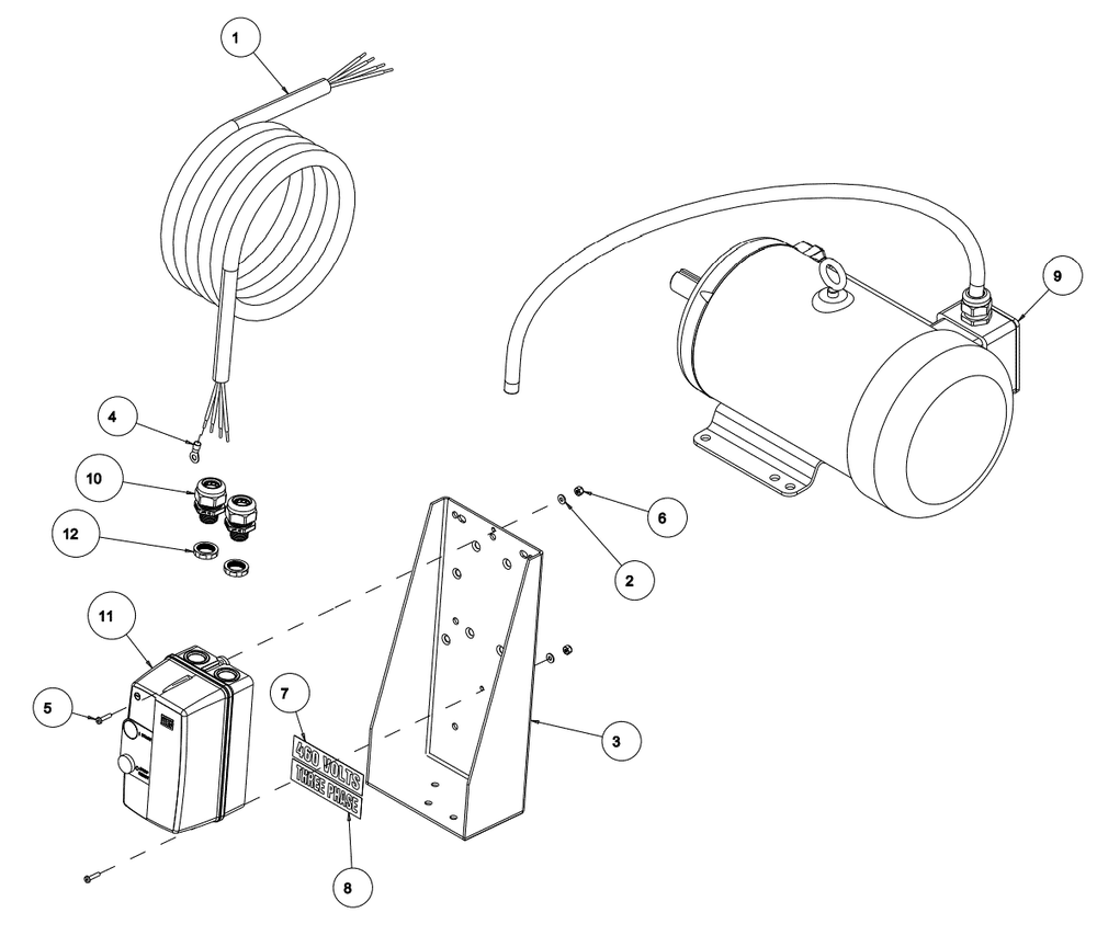 Section 18 Diagram and Parts List for MK-5005T 160636 MK Diamond Concrete Saw